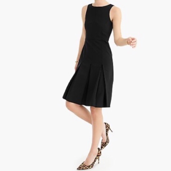 NWT J.CREW Sleeveless Pleated A-line Dress - Picture 1 of 8